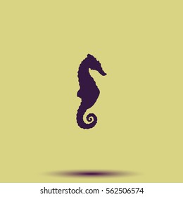 Sea horse icon.