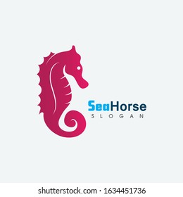 Sea horse icon Logo and symbol template vector design