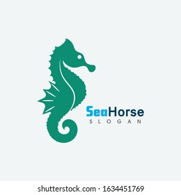 Sea horse icon Logo and symbol template vector design