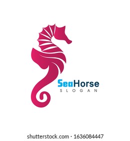 Sea Horse icon logo and symbol creative vector illustration