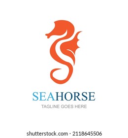 Sea Horse icon logo and symbol creative vector illustration