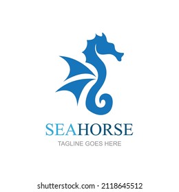 Sea Horse icon logo and symbol creative vector illustration