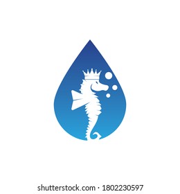 Sea horse icon and symbol vector illustration