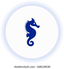 Sea Horse  icon. Vector design.