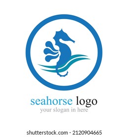 Sea Horse logo illustration design template