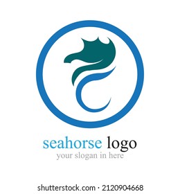 Sea Horse logo illustration design template
