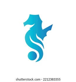 Sea Horse Logo Template Sealife