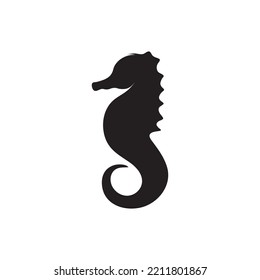 Sea horse logo template vector