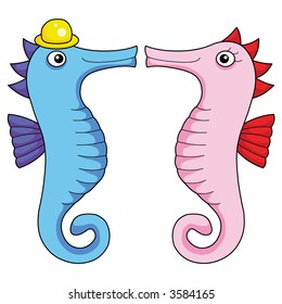Sea Horse in love