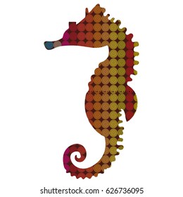 Sea Horse, Pattern, Art