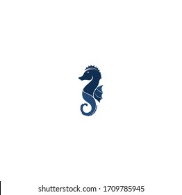 Sea Horse vector logo design