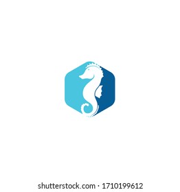 Sea Horse vector logo design