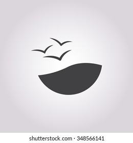 Sea icon. 