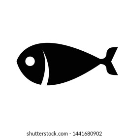 Sea ​​fish icon design black icon