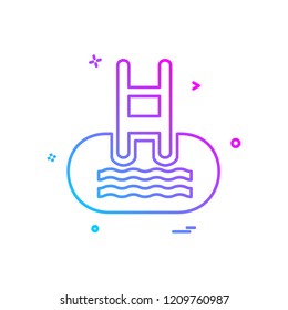 Sea icon icon design vector