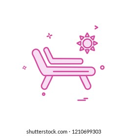 Sea icon icon design vector