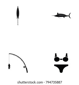 sea icon set