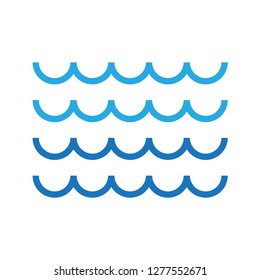 Sea icon. Simple line icon. Isolate on white background. Vector.