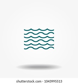 Sea icon vector