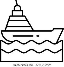 Sea Icon Vector Element line icon design vector icons