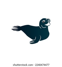 sea ​​lion icon vector illustration simple design