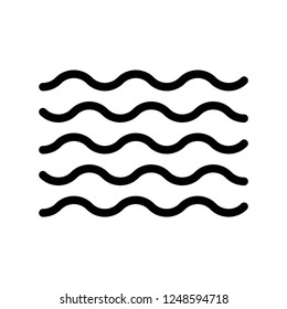 sea icon vector on white background