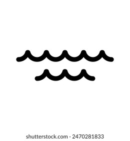 Sea Icon Vector Symbol Design Illustration