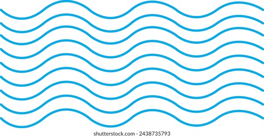 Sea icon. Waves. Vector illustration. Eps10.