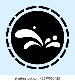 sea ​​wave illustration icon vectors