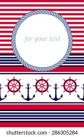 Sea illustration for your design. Vector