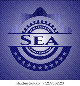 Sea jean background