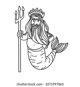 Sea King Line Art