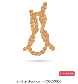 Sea knot color flat icon for web and mobile design