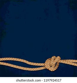 sea knot of rope
