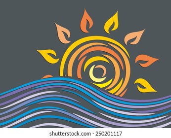 Sea landscape