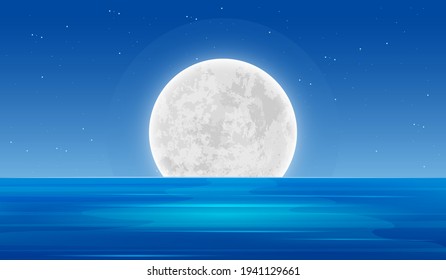 Sea landscape background vector design illustration
