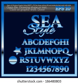 Sea Landscape Graphic Styles for Design 