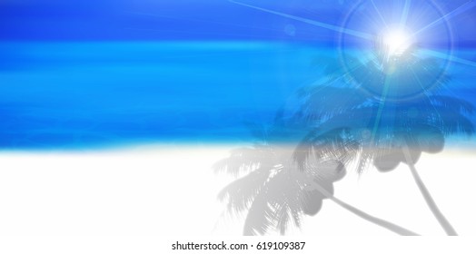 Sea landscape Summer background