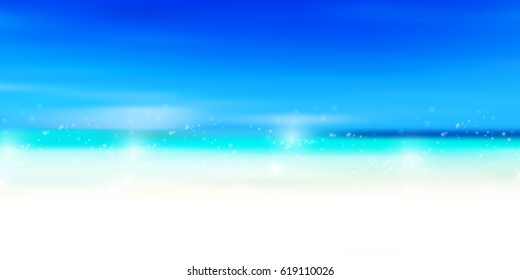 Sea landscape Summer background