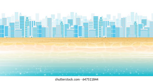 Sea landscape Summer background
