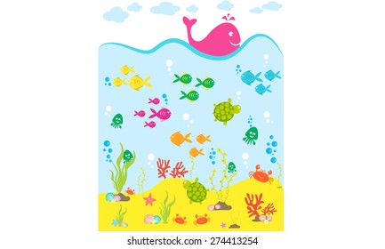 Sea Life Background 