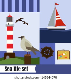 Sea life card