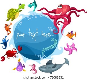 sea life card