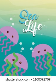 sea life cartoon