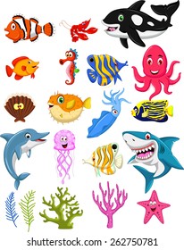 sea life cartoon collection