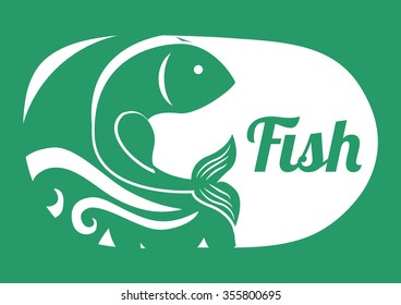 sea life  concept with fish design, vector illustration 10 eps graphic.