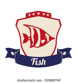 sea life  concept with fish design, vector illustration 10 eps graphic.
