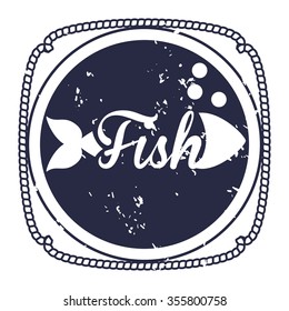 sea life  concept with fish design, vector illustration 10 eps graphic.