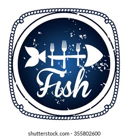 sea life  concept with fish design, vector illustration 10 eps graphic.