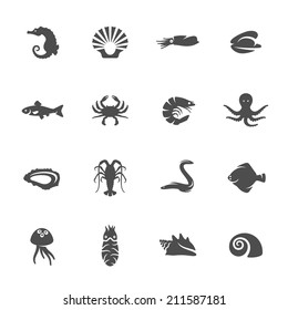 Sea life icons